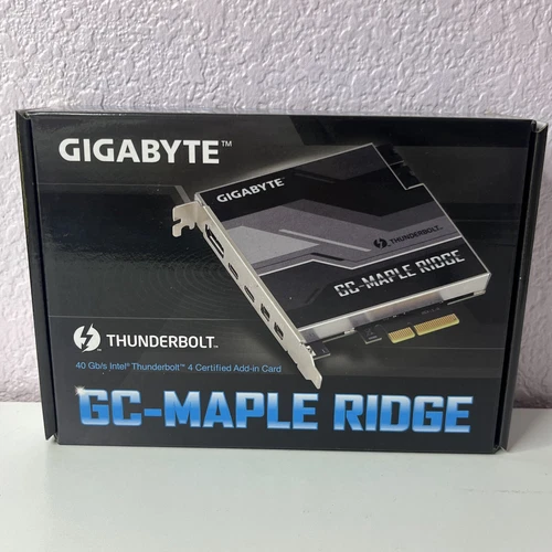 Gigabyte GC-MAPLE Ridge Thunderbolt 4 PCI-Ex4 add on Card USB Type-C DisplayPort