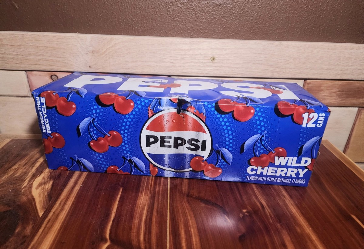 Pepsi Wild Cherry Soda Pop 12 Pack of 12 fl oz Cans | eBay