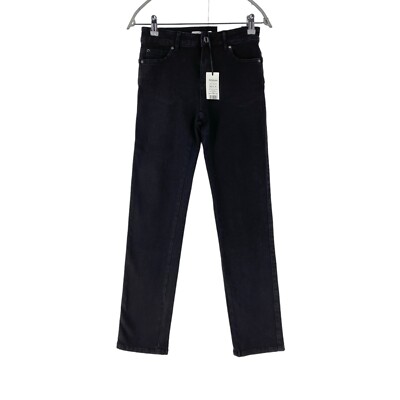Morgan De Toi Damen Schwarze Reguläre Gerade Passform Jeans EUR 34 W25