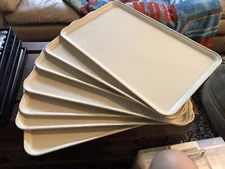 7 each pearl Huge Camtrays NSF Cambro Manufacturing co. hunington Beach CA clean