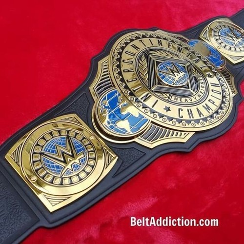 WWE Intercontinental Wrestling Championship Replica Adult Title Belt - Picture 6 of 6
