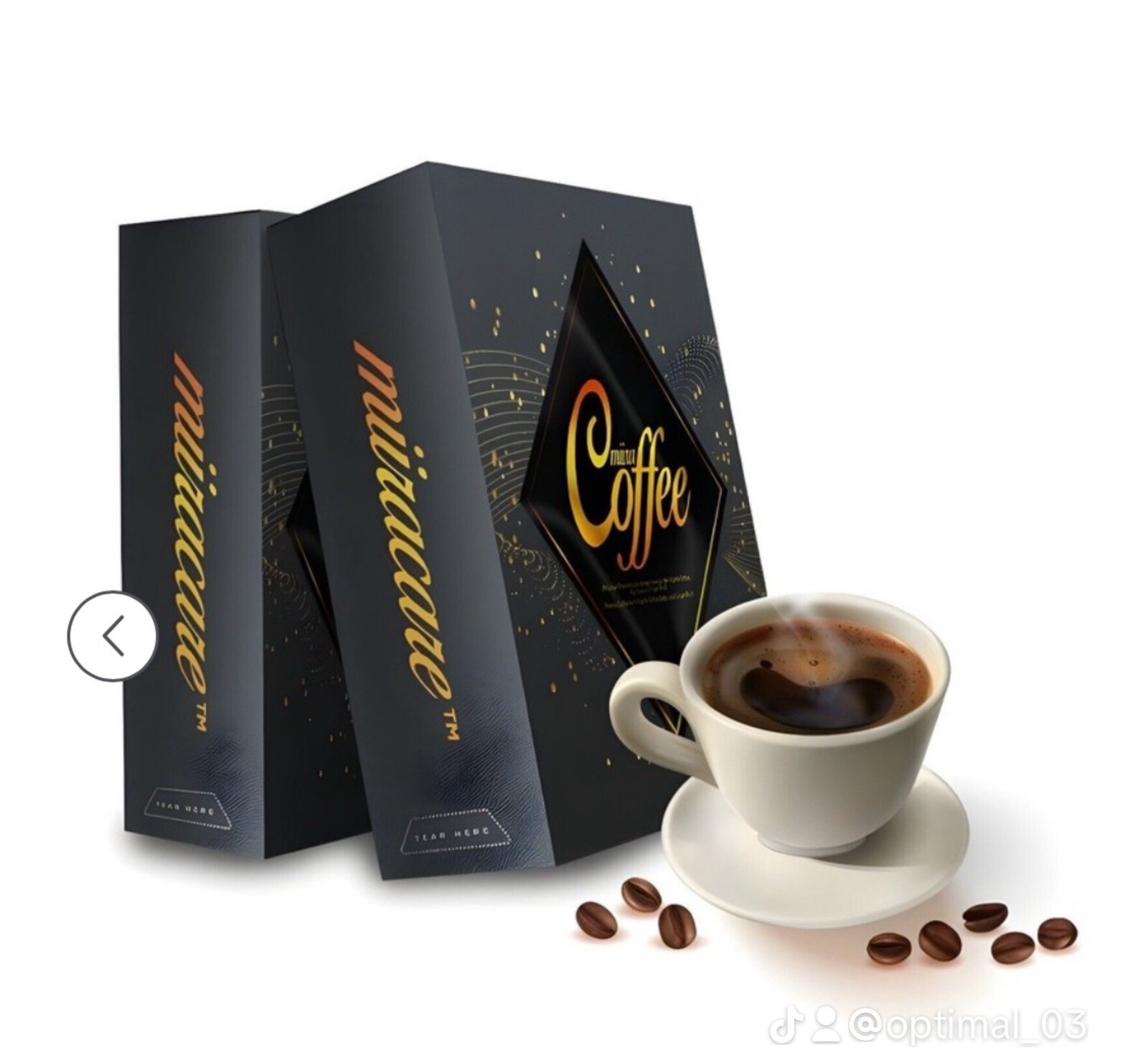 Miira-Coffee Arabic flavored healthy coffee natural ingredients 30 sachets a box