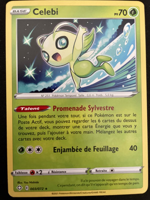 Carte Pokemon Celebi Rare 3 72 Destinees Radieuses Eb 4 5 Fr Neuve Ebay