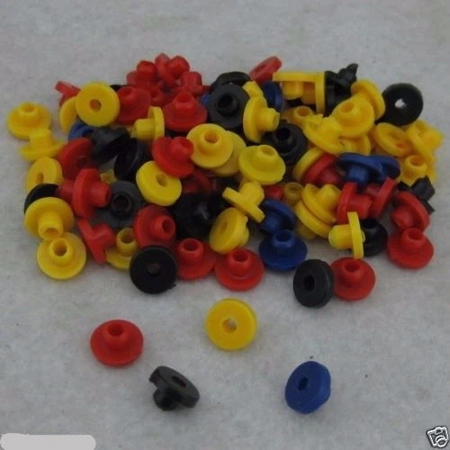 New 200PCS Hard Multicolor T Type Tattoo Nipples For Needle Machine Supply - product listing photo