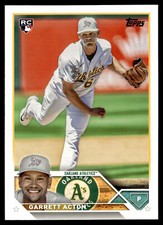 2023 Topps Update Garrett Acton #US192 Oakland Athletics