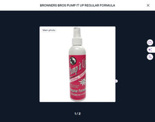 BRONNERS BROS PUMP IT UP REGULAR FORMULA
