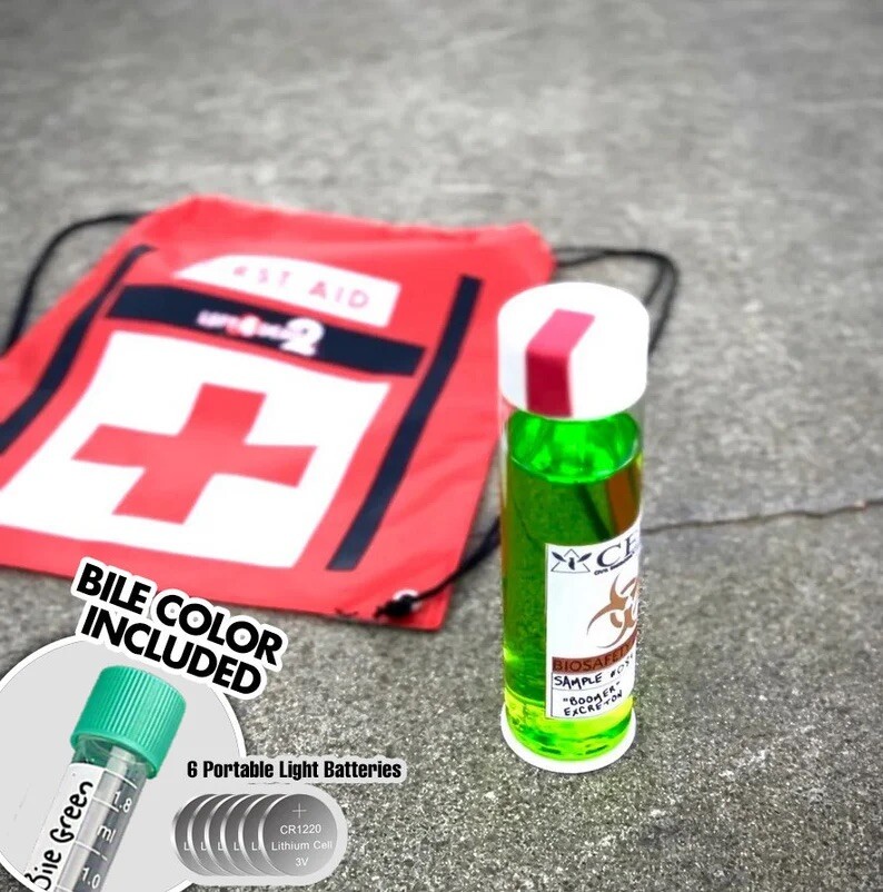Left 4 Dead Boomer bile night light and med-kit backpack combo