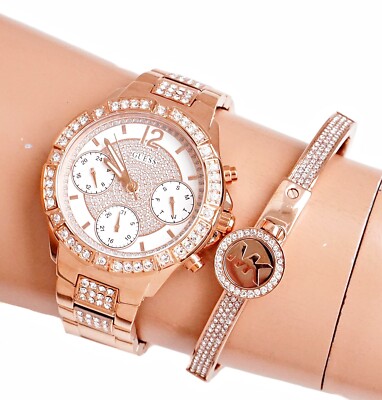 Guess Wristwatch Swarovski Guess Crystal Watch Guess Women's Watch