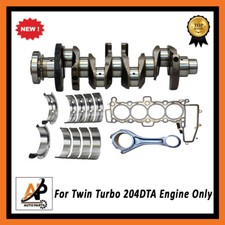 For LAND ROVER JAGUAR XE XF 2.0 Engine 204DTA NITRATE Crankshaft + Rebuild Parts