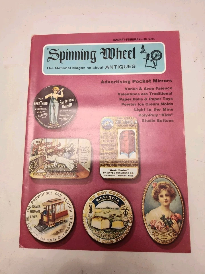 VTG 1974 Spinning Wheel National Magazine About Antiques Lot Of 9 NO October Foto 3 de 4