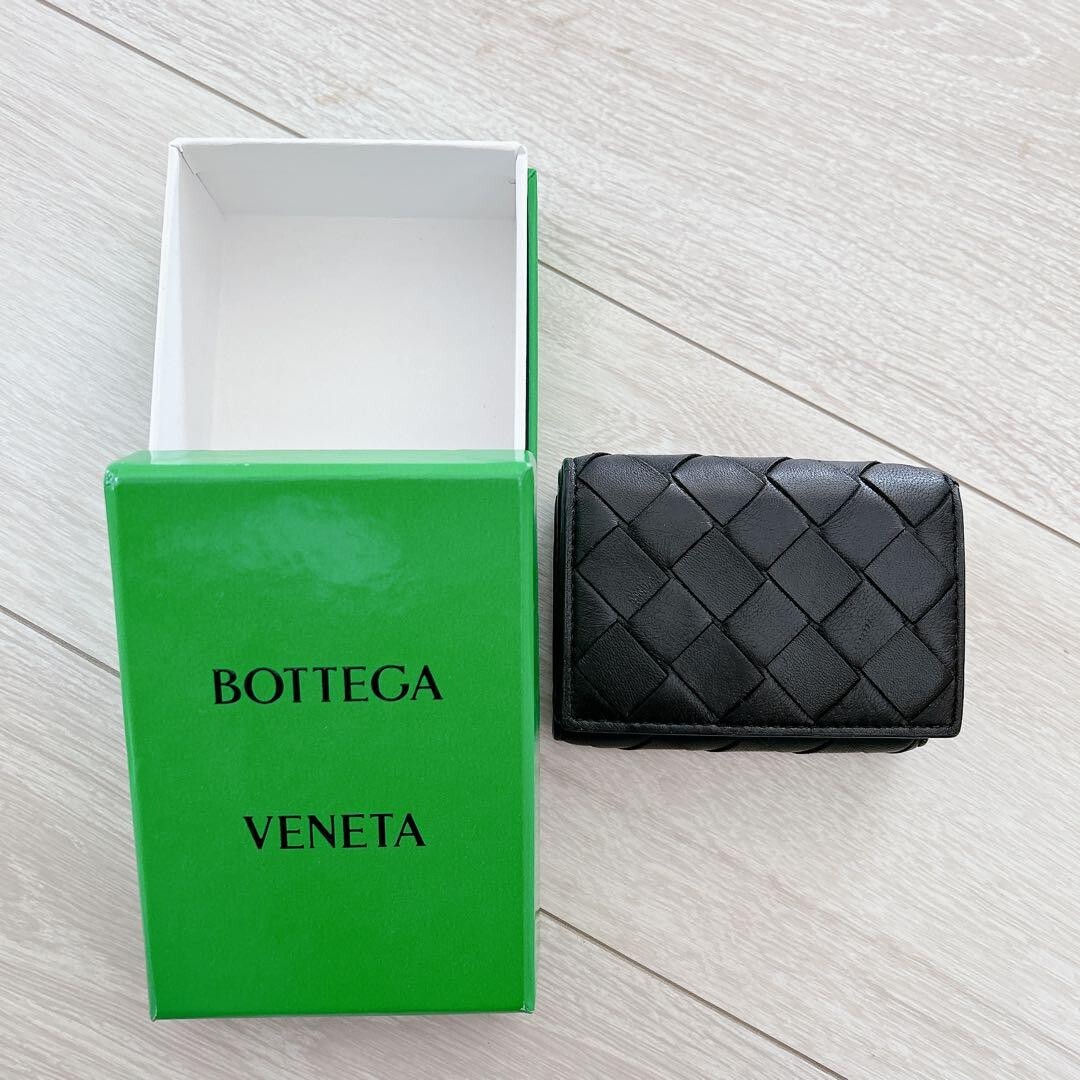 BOTTEGA VENETA キーホルダー ブラック シルバー BOTTEGA VENETA ボッテガヴェネタ キーリング キーホルダー
