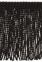 Bullion Fransen Rand, Stil BFS9, Farbe K9 - Pure Schwarz [24.7M]