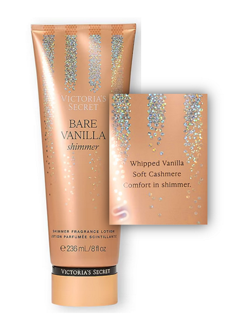 Victoria's Secret New | Bare Vanilla SHIMMER | Fragrance Lotion 236ml