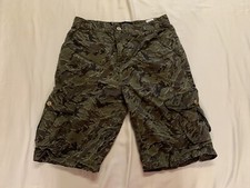 LUCKY BRAND Boys Size 18 Camo Print Cotton Cargo Shorts