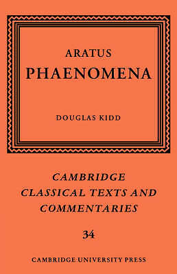 Aratus: Phaenomena Aratus Kidd Hardback Cambridge University Press 9780521582308