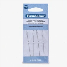 FlexiThread Needles - Innovative 2.5-Inch Medium Beading To