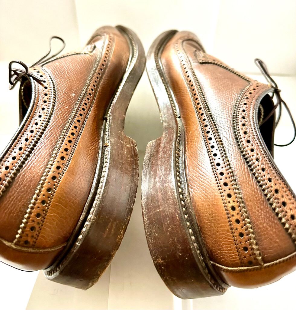 FLORSHEIM Royal Imperial 5Nail V Cleat  93602 Oxford Wingtp Size 10 C FLORSHEIM Royal Imperial 5Nail V Cleat 93602 Oxford Wingtp  main image 4