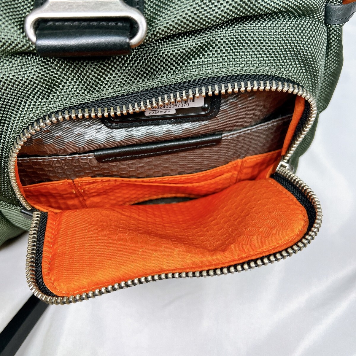 TUMI 22340SPH ALPHA BRAVO Briefcase boston bag Green Good TUMI 22340SPH ALPHA BRAVO Briefcase boston bag Green Good