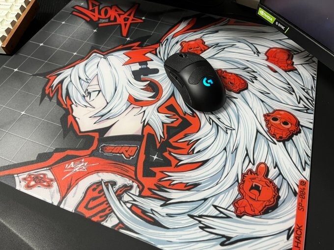 WALLHACK SKYPAD SP-004 Drift Sora Mouse Pad Made of Glass WALLHACK SKYPAD SP-004 Drift Sora Mouse Pad Made of Glass