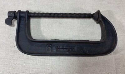 Vintage EC Stearns & Co #6 Clamp! Syracuse, NY, USA, 10'' x 4.5''