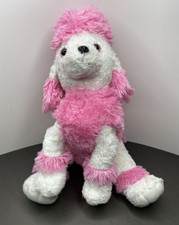 The Bear Factory Poodle Pink & White 14” Plush Dog 2001