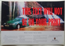 Rover Cabriolet A3 Poster Print of Original magazine advert