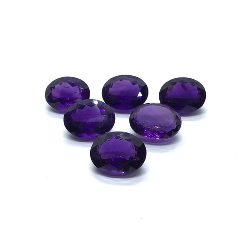 Natural African Amethyst Oval Cut Faceted Loose Gemstone For All Making Jewelry - Picture 14 of 24