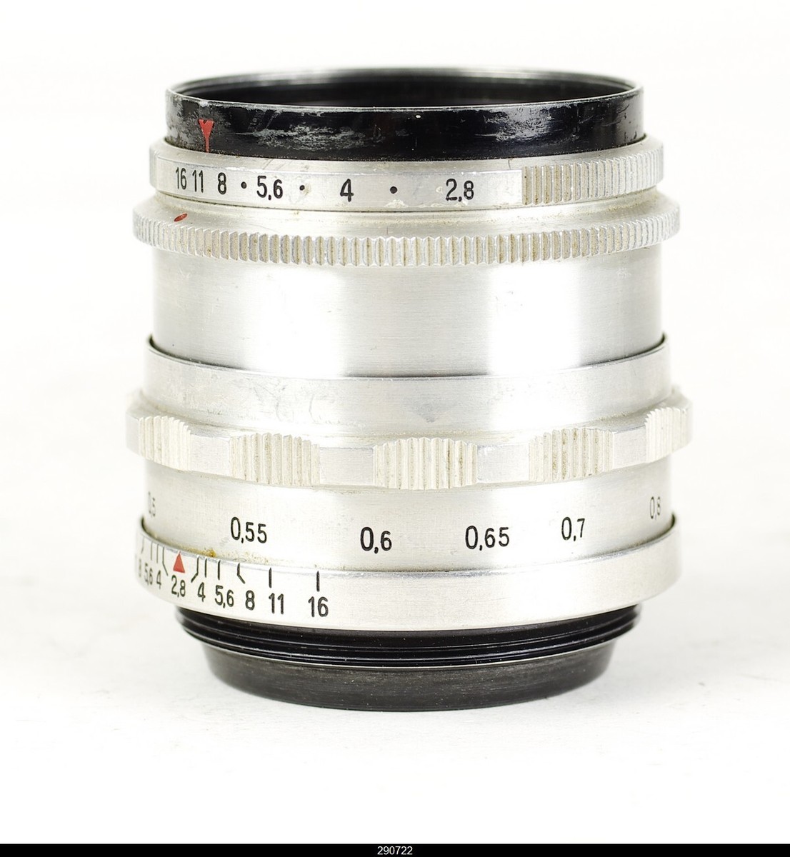 Lens Zeiss Jena Tessar 2,8/50mm RED T for Contax S Pentax Lens Zeiss Jena Tessar 2,8/50mm RED T for Contax S Pentax