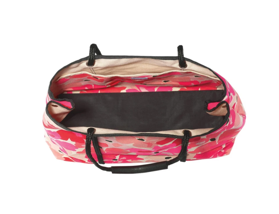 Bolso de mano y bolsa de cosméticos con estampado de amapola Avon Foto 3 de 4