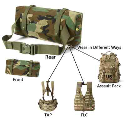 MOLLE II Large Rucksack Main Pack Military Backpack Woodland | eBay