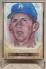 2020 Topps Transcendent Collection DON SUTTON Framed Sketch /95