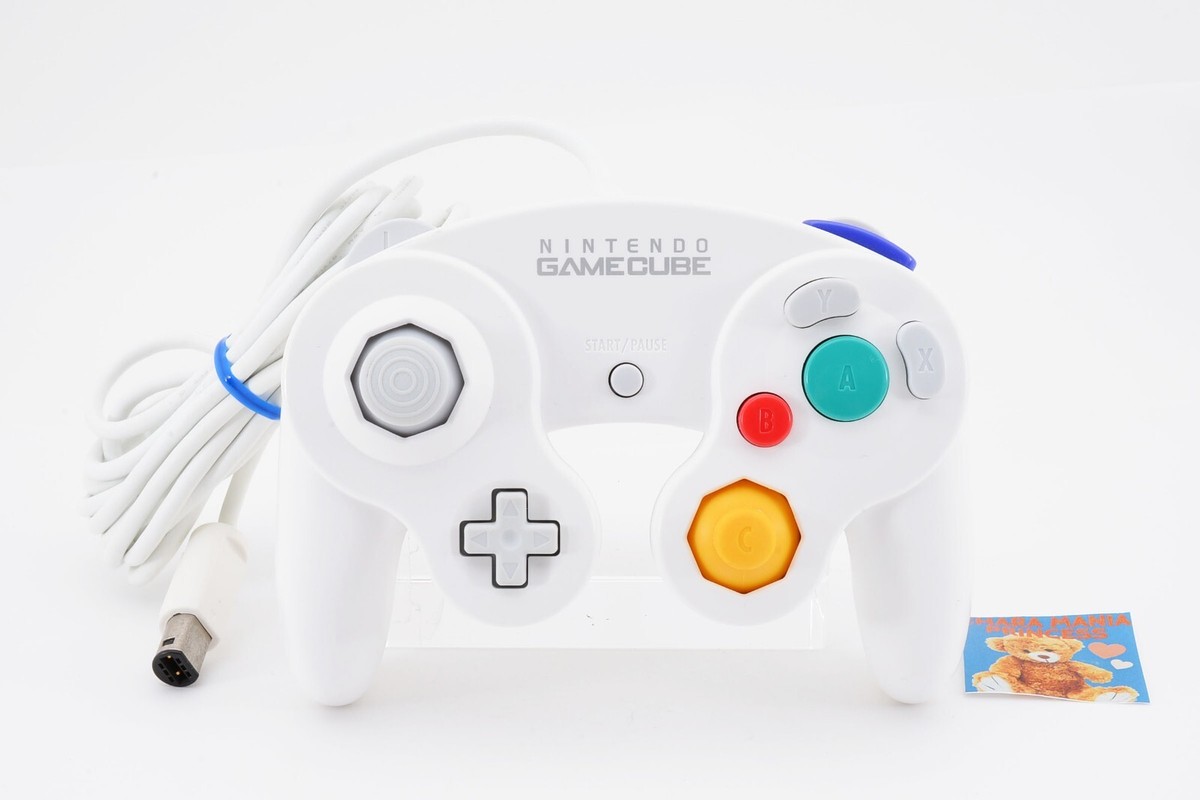 Nintendo GameCube Controller White Emerald Orange Violet Clear