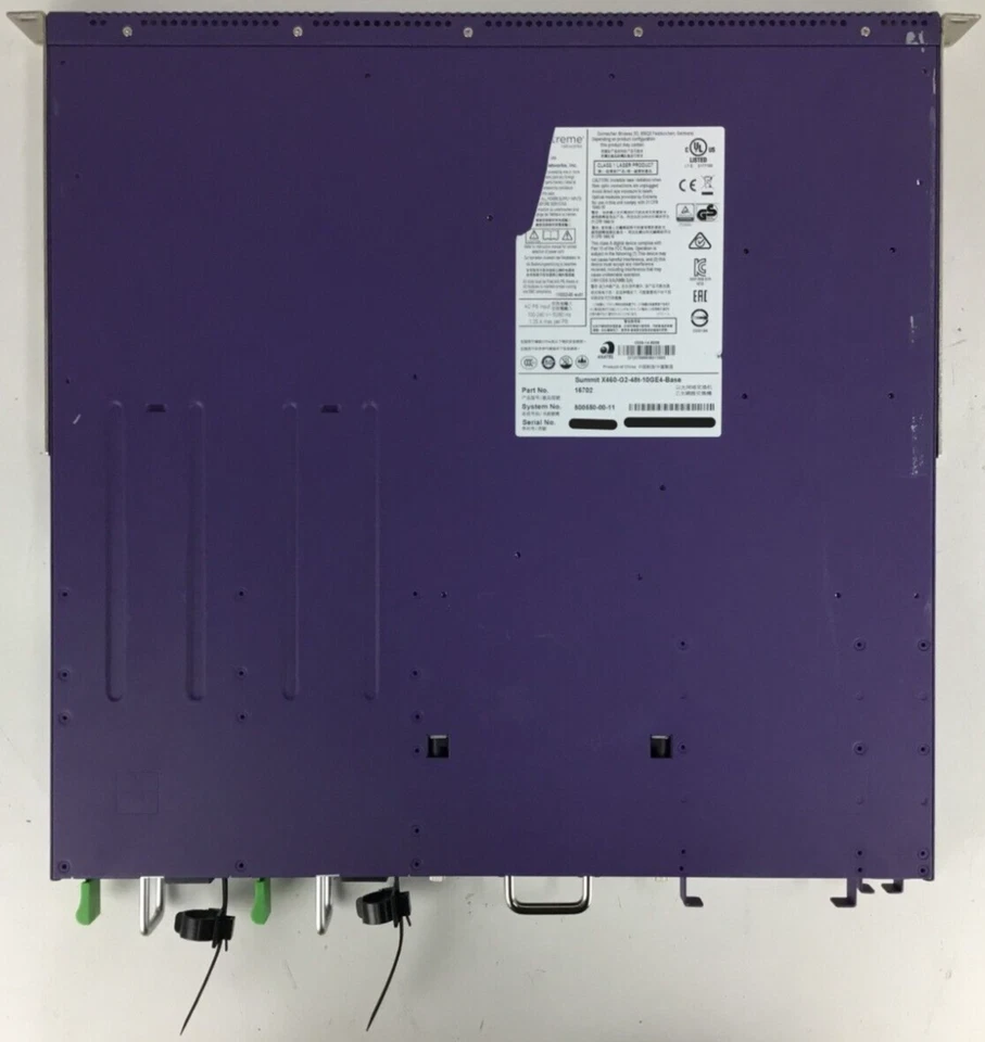 Extreme Networks 16702 X460-G2-48T-10GE4 Edge Lic 2x 10930A Power - Image 4 of 4