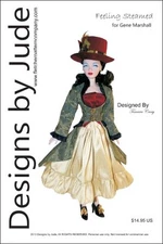 Feeling Steamed Doll Clothes Sewing Pattern for Gene Marshall Ashton Drake