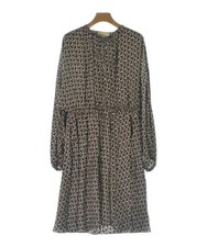 GUCCI Dresses BlackxBrownxBeige(Patterned) 42(Approx. M) 2200655472216