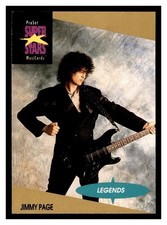 Jimmy Page 17 Pro Set SuperStars MusiCards 1991 Rock Express Trading Card CC VTG