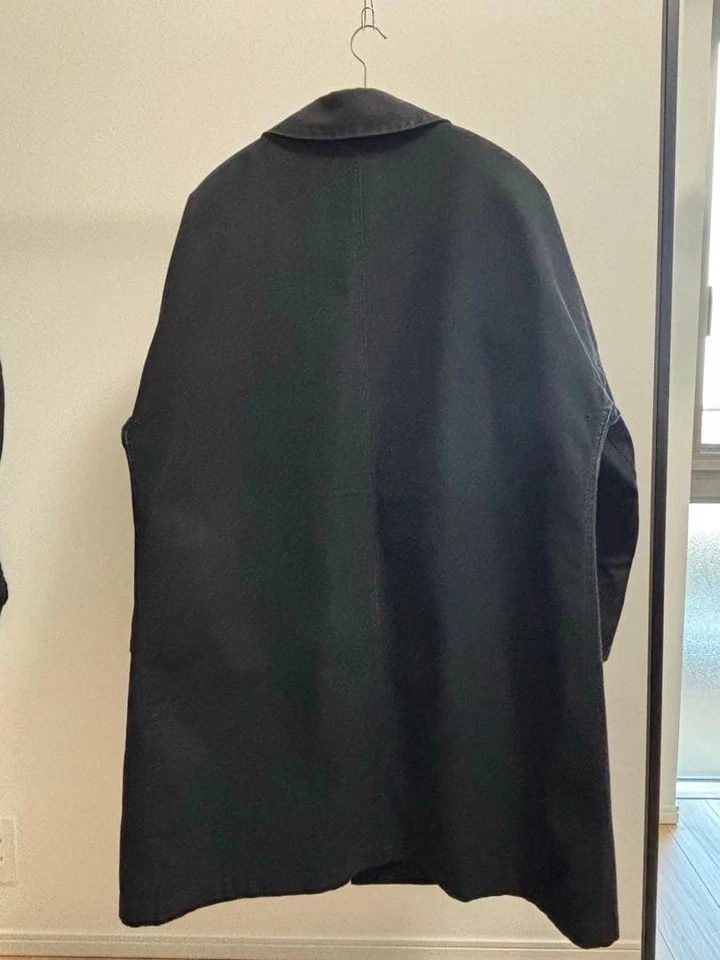 Yarmo Stainless Steel Collar Coat Black UK 42 Used - Image 2 of 4