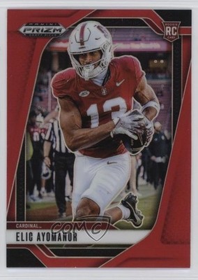2025 Panini Prizm Draft Picks Red Prizm 69/399 Elic Ayomanor #115 Rookie RC pe8