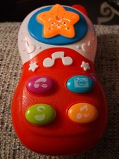 Musical Baby Toy Phone with Light-Up Star and Sound Buttons