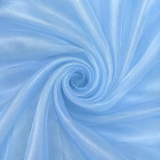 Organza Fabric 5 Yard Bridal Solid Sheer Organza Fabric Bolt for Wedding Dres...