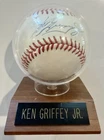 Ken Griffey Jr. Autographed Baseball With Display Case Rawlings