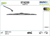 Valeo 574250 Scheibenwischer FüR Fiat Peugeot MERCEDES-BENZ Toyota Kia CitroËN