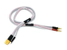 MT Racing 2S Pro Charge Cable XT60 to 4/5mm White 1 Meter MTR1151
