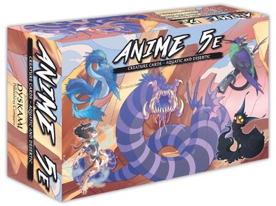 Anime 5E RPG Creature Cards Volume 2 Aquatic and Desertic (english)