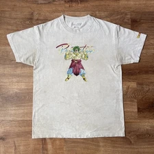 Primative x Dragon Ball Z Shirt Large Worn Stained Distressed Beige DBZ J