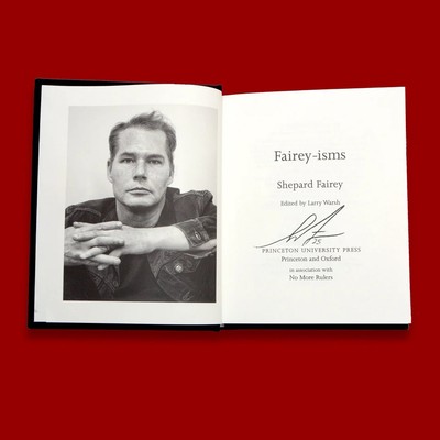 Fairey-isms SIGNED by Shepard Faireyisms Series Art Book Hardcover PRIORITY