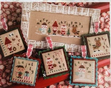 New Lizzie Kate TINY TIDINGS XXI Cross Stitch Pattern Chart