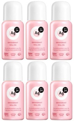 6x Shiseido Ag DEO 24 Premium Deodorant Roll-On Floral Bouquet 40ml Japan