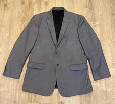 JOSEPH JOS A BANK mens gray slim fit sport coat suit jacket blazer 42R