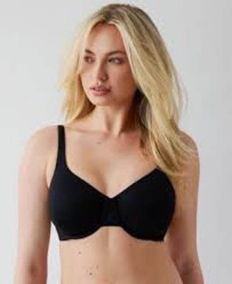 NWOT  black  Wacoal Ever Flexing underwire fabric bra S  855473